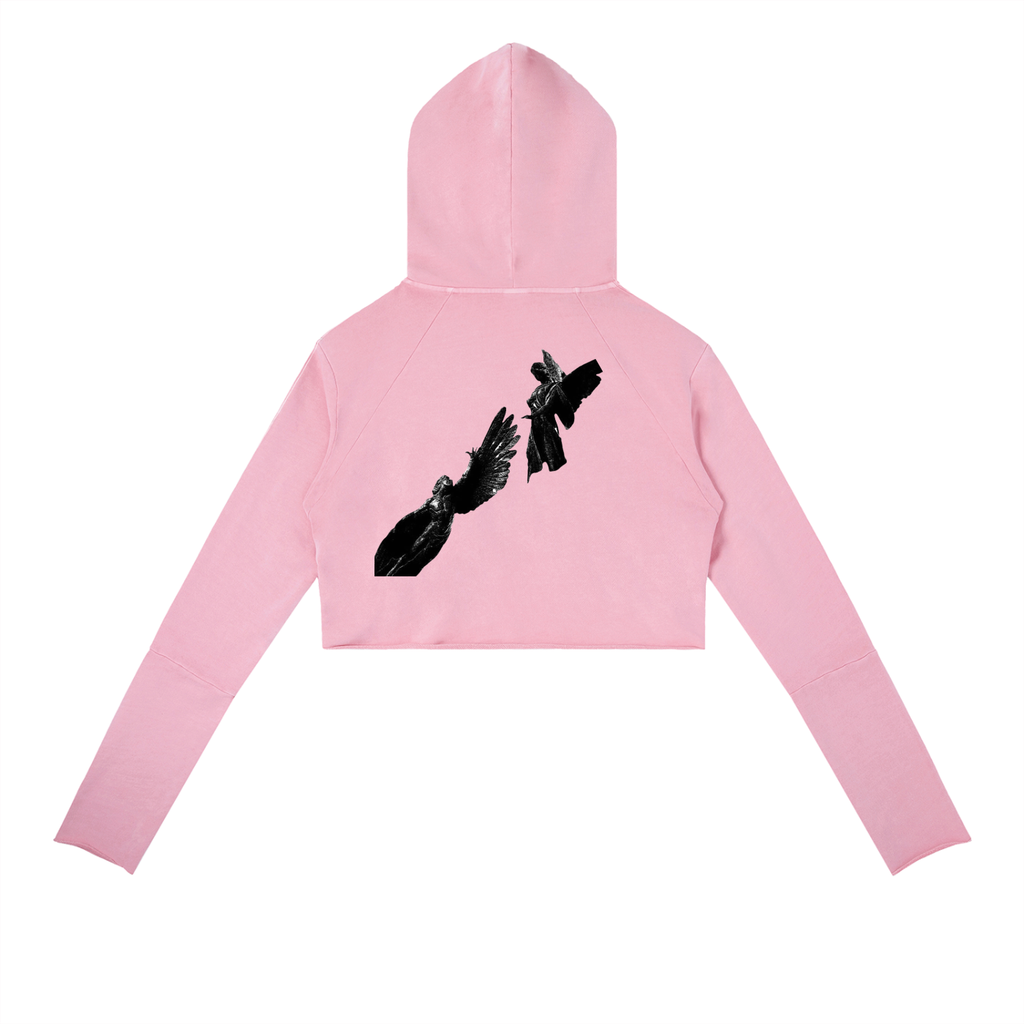 Vintage Washed Raw Edge Hoodie